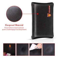 Hengda Feuerfest Aktenmappen Geldtasche Dokumentenkassette Lagerung Tasche