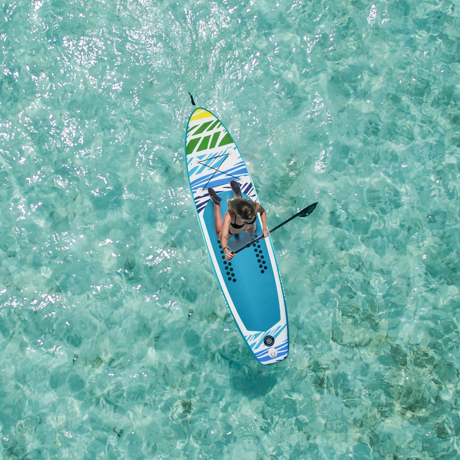 Hengda 305CM SUP Aufblasbares Stand up Paddle Board Set Ideal für Eins