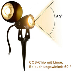 5W LED Gartenstrahler Außen-Strahler warmweiß