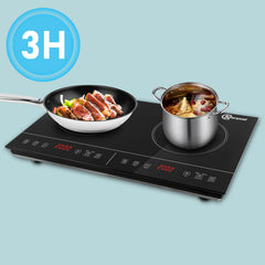 Hengda Doppel Induktionskochplatte 3500W Induktion Herd Herdplatte Kochplatte