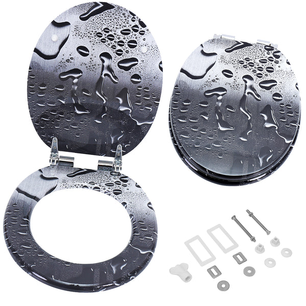 Toilettensitz mit Absenkautomatik Spritzwasser WC-Sitz