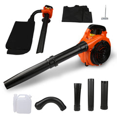 Hengda 4 Funktionen mit Fangsack 50L Elektro Laubsauger 3 in1 Funktion Bläser Sauger Motor