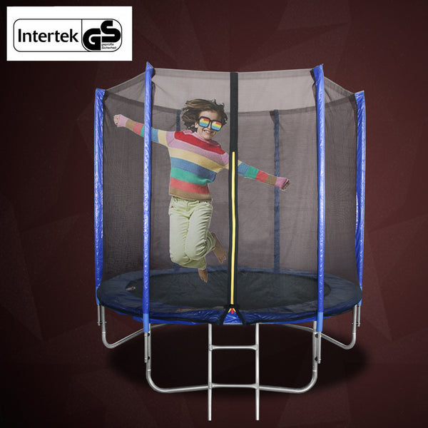 Wolketon 183cm Gartentrampolin Sporttrampolin mit Leiter