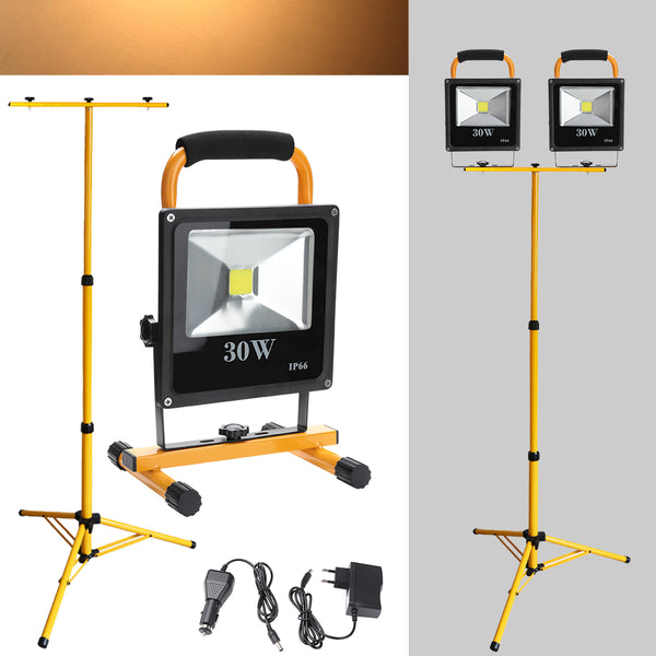 hengda-2x-30w-led-warmweiss-gelb-akku-strahler-mit-teleskop-stativ