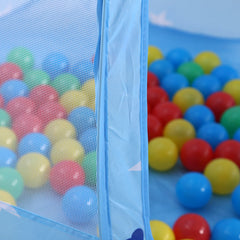 Hengda klappbar blau Zelt Kinderzelt mit 100 Bällen Navy Pop Up Faltbarer Ball Pool Cottage