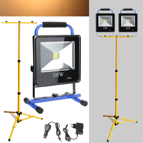 hengda-2x-50w-led-warmweiss-blau-akku-strahler-mit-teleskop-stativ