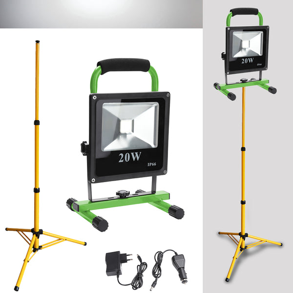 hengda-20w-led-kaltweiss-grun-akku-strahler-mit-teleskop-stativ