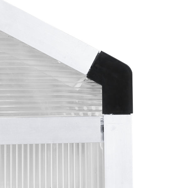 Hengda Gewächshaus Glashaus Aluminium Hof Polycarbonat Treibhaus UV beständig  3,3m²-11,6m²