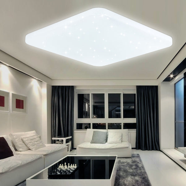 Online Shop Vingo LED Deckenleuchte Eckig Sternenhimmel Effekt