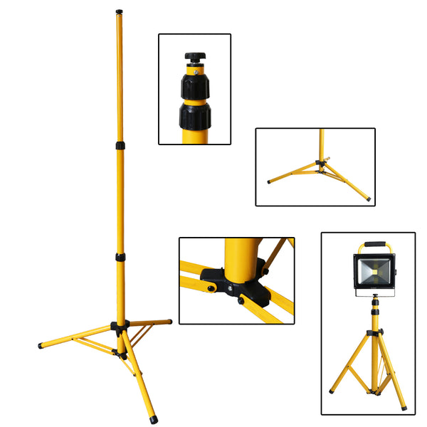 Hengda 50W RGB LED Fluter Außenbeleuchtung Mit Teleskop Stativ