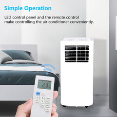 Hengda Klimagerät Lüfter 4in1 Mobile Klimaanlage 7000 BTU Klima R290 mit Wifi Controller