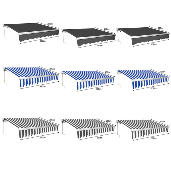 Hengda Sonnenmarkise Balkonmarkise Sonnenschutz Gelenkarmmarkise Windbeständig Balkone