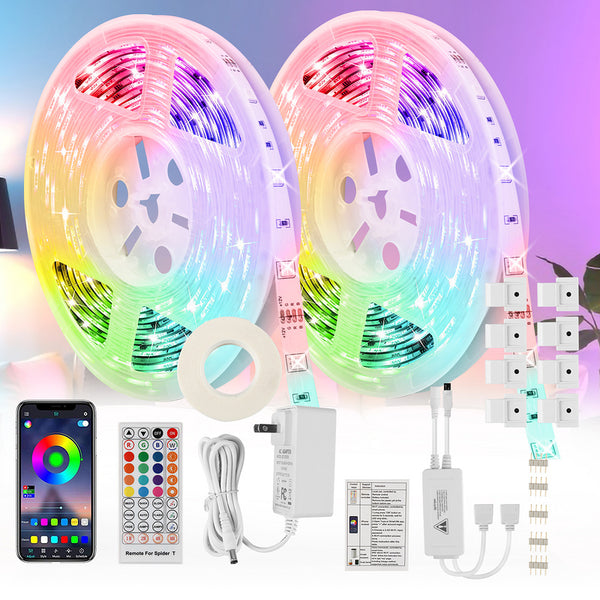 Hengda 20M LED Strip LED Streifen WiFi Bänder Partydekoration Lichterkette Lichtband