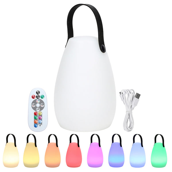 Hengda Outdoor Lampe LED Außen Tischlampe Tragbare Gartenlampe Aufladen über USB-Anschluss