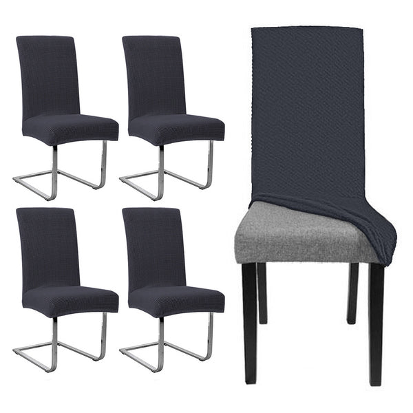 Hengda 4/6x Stuhlhussen Wasserdicht Party Elastische Schwingstühle Stuhlbezug Stretch