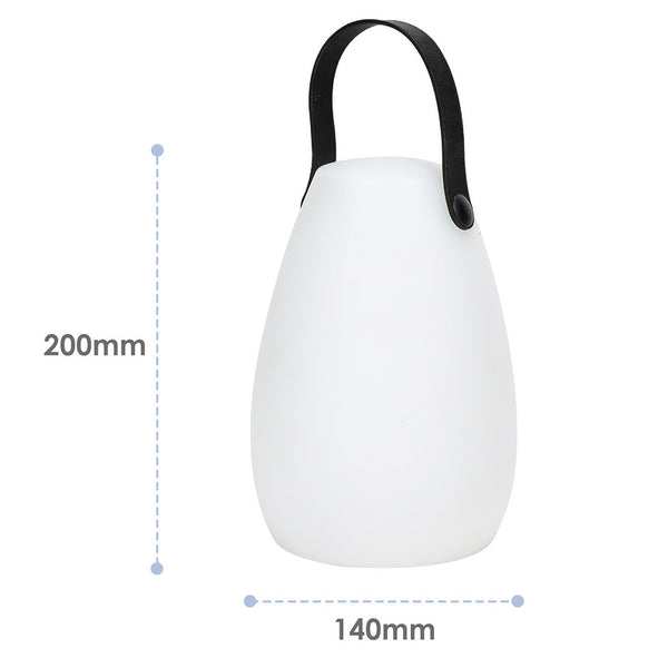 Hengda Outdoor Lampe LED Außen Tischlampe Tragbare Gartenlampe Aufladen über USB-Anschluss