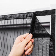 Insektenschutz Magnetisch 90x210 CM Schwarz