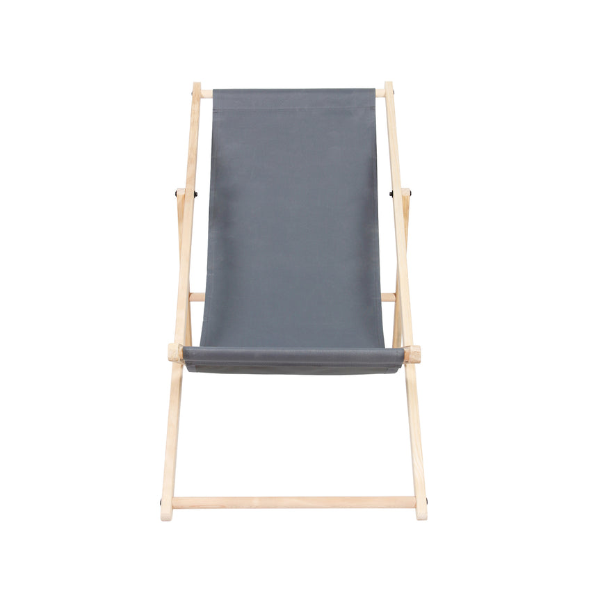 Hengda Liegestuhl Klappstuhl Klappbar Holz Sonnenliege Garten Strandliege Campingstuhl