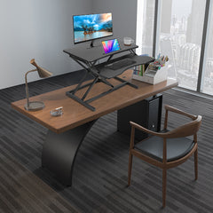Hengda Sitz Steh Schreibtisch Aufsatz Höhenverstellbarer Schreibtisch Computertisch