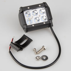 4X 18W LED Scheinwerfer Quadrat Arbeitsscheinwerfer Zusatzscheinwerfer 1800LM