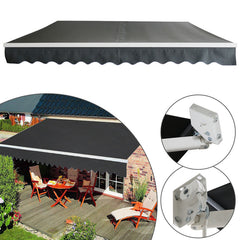 2.5*2M/ 3*2.5M/ 3.6*3M Halbe Kassettenmarkise Beige / Anthrazit