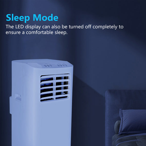 Hengda Klimagerät Lüfter 4in1 Mobile Klimaanlage 7000 BTU Klima R290 mit Wifi Controller
