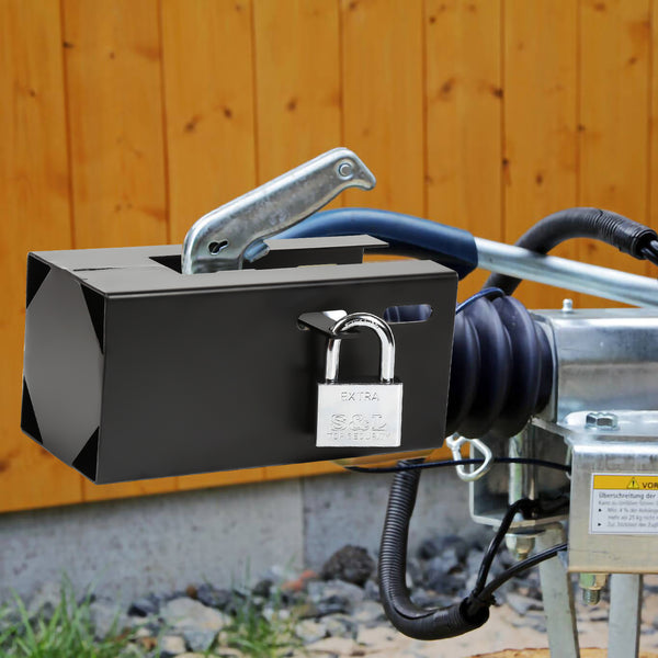Hengda Diebstahlsicherung Anhängerschloss Schloss Pkw Anhänger Wohnwagen Kastenschloss