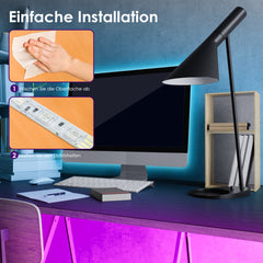 LED Strip 5m 10m RGB LED Streifen Fernbedienung Farben Dimmbar LED Band für Zuhause Schlafzimmer Küche Decke