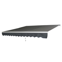 Halbe Kassettenmarkise 3.6*3M Dunkelgrau