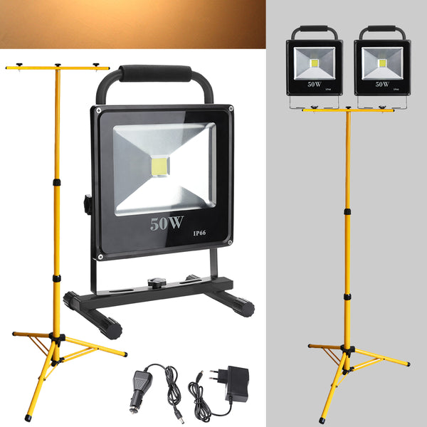 hengda-2x-50w-led-warmweiss-schwarz-akku-strahler-mit-teleskop-stativ
