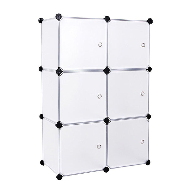 Kleiderschrank für kinder 6 Würfel Weiß