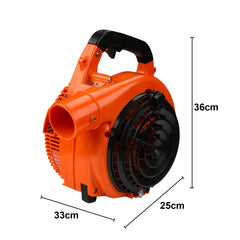 Hengda 4 Funktionen mit Fangsack 50L Elektro Laubsauger 3 in1 Funktion Bläser Sauger Motor