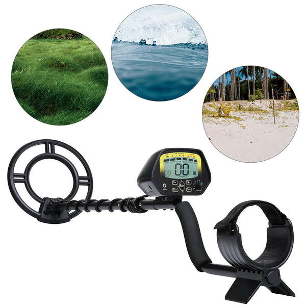 Hengda DISC Metalldetektor Münzen Suchgerät mit LCD-Anzeige Gold Finder Sonde Allround