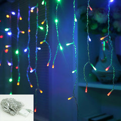 HENGDA LED Eisregen Lichterketten Weihnachtsleuchte Lampenkette Weihnachtschmuck Party
