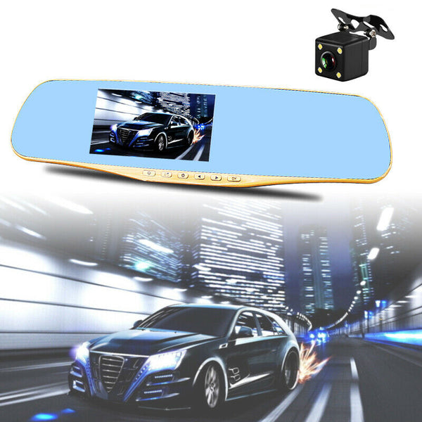 4.3in 1080P LCD Rückspiegel Autokamera Auto DVR Spiegel Kamera KFZ HD Rekord