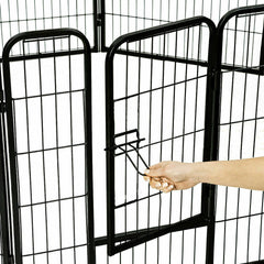 Freigehege Freilaufgehege Welpenauslauf Metall 80*60cm Welpen 16 Elemente