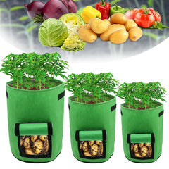 Grün Pflanzsack Tasche Kartoffel Pflanzbeutel Atmungsaktiv und wasserdurchlässig