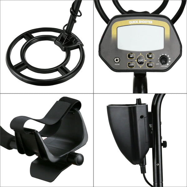 Hengda DISC Metalldetektor Münzen Suchgerät mit LCD-Anzeige Gold Finder Sonde Allround