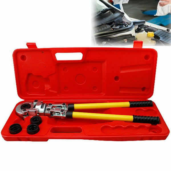 Profi Rohrpresszange Verbundrohr Presszange PE-X Aluminiumrohr 16-32mm Alurohr