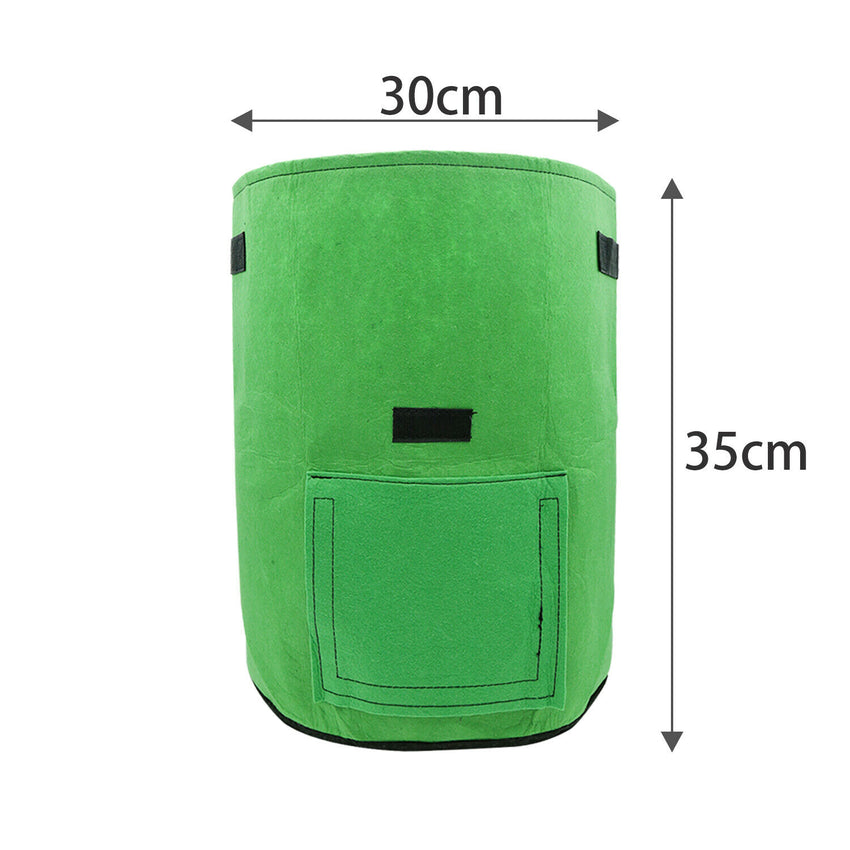 Grün Pflanzsack Tasche Kartoffel Pflanzbeutel Atmungsaktiv und wasserdurchlässig