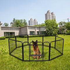 Freigehege Freilaufgehege Welpenauslauf Metall 80*60cm Welpen 16 Elemente