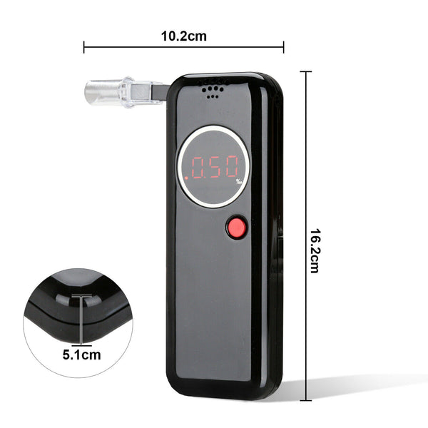 Alkoholtester Professioneller Akkurater Atemalkoholmessgerät Digitaler Tragbarer