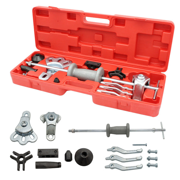 Gleithammer Schlaghammer Abzieher Radnaben Ausbeulsatz Radlager Werkzeug 14PC