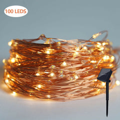 100-200 LEDs Drahtlichterkette Kupferdraht Lichterkette Weihnachtsbeleuchtung