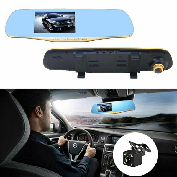 4.3in 1080P LCD Rückspiegel Autokamera Auto DVR Spiegel Kamera KFZ HD Rekord