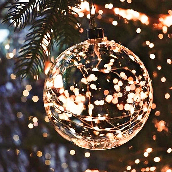 100-200 LEDs Drahtlichterkette Kupferdraht Lichterkette Weihnachtsbeleuchtung