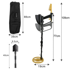 Hengda Metalldetektor pinpoint Suchtiefe Wasserdicht