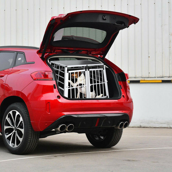 S/M/L/XL Hundetransportbox Hundebox Alu Transportbox Langlebig Kofferraumbox