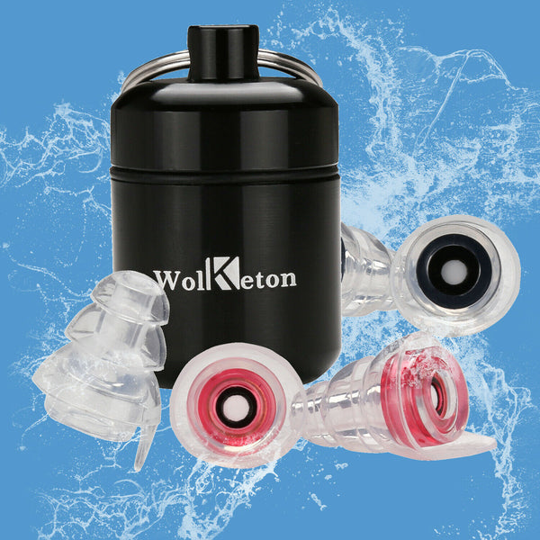 Gehörschutz Lärm Ohrstöpsel wiederverwendbar Soft Silikon Lärmstop für Schlaf