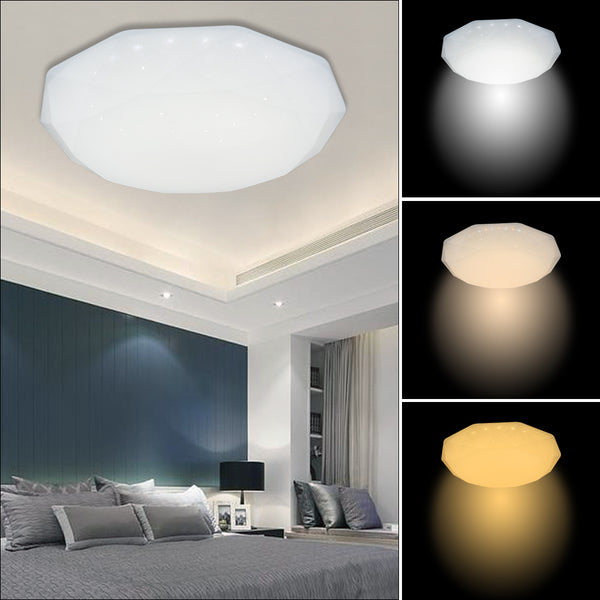 Online Shop Vingo 22W/50W/60W Farbwechsel LED Deckenleuchte Rund Starlight-Design